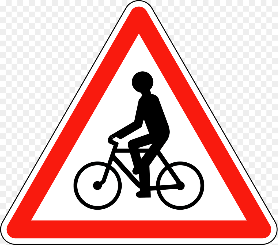 Cyclists Clipart, Symbol, Sign, Bicycle, Vehicle Free Png