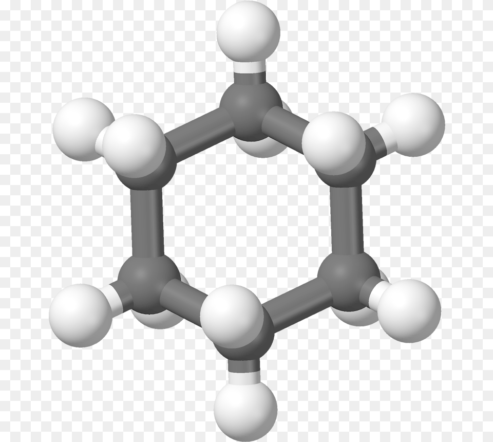 Cyclohexane 3d Balls B Ball And Stick Model Of The Cyclohexane Ball And Stick Model, Sphere, Chess, Game, Network Free Png