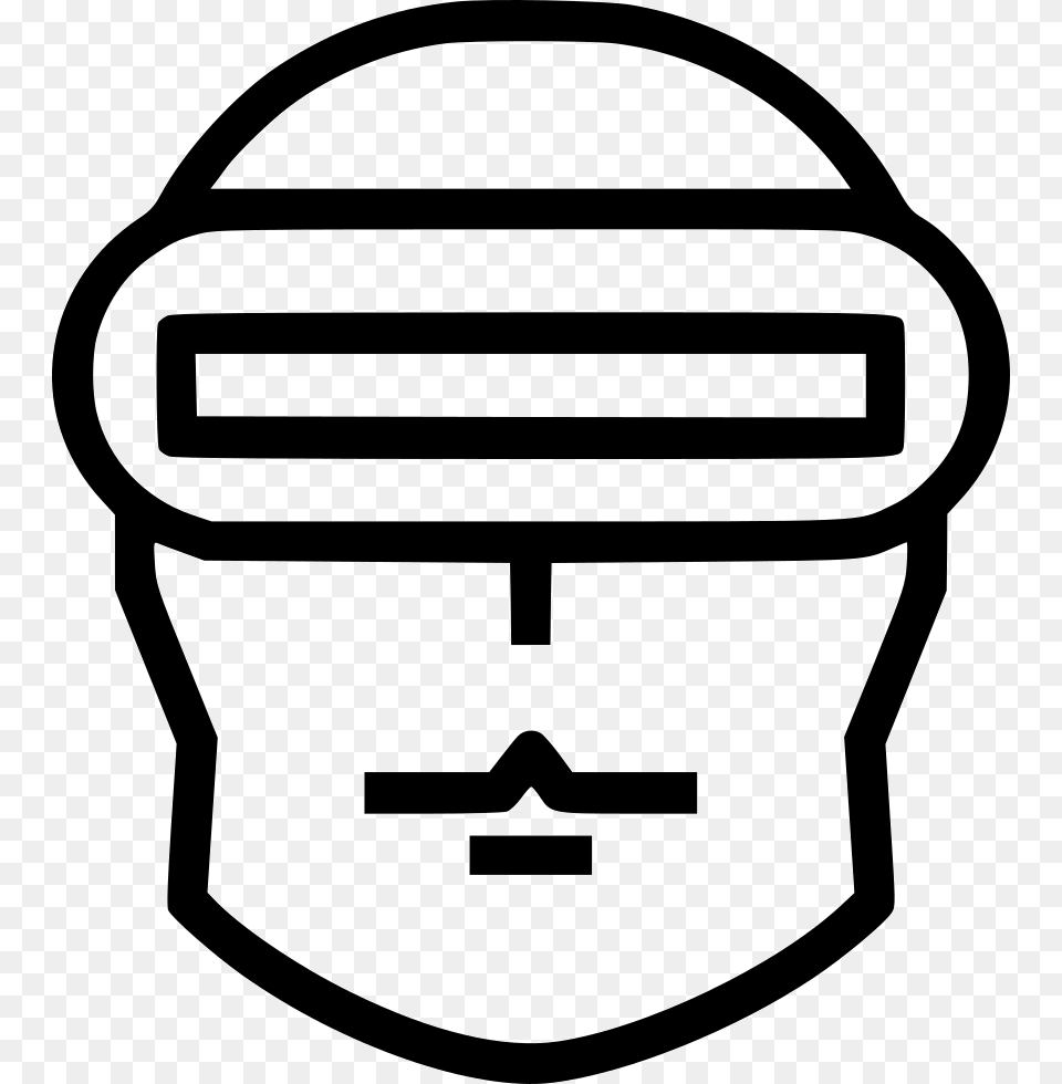 Cyclops Humanoid Superhero Comments Icon, Stencil, Electronics Free Png Download
