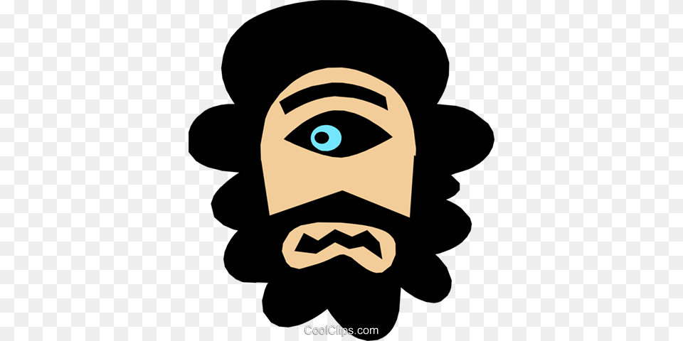 Cyclops Royalty Vector Clip Art Illustration, Face, Head, Person, Animal Free Png Download