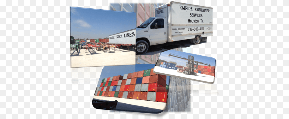 Cycollage Empire Truck Lines Inc, Cargo, Transportation, Vehicle, Moving Van Png Image