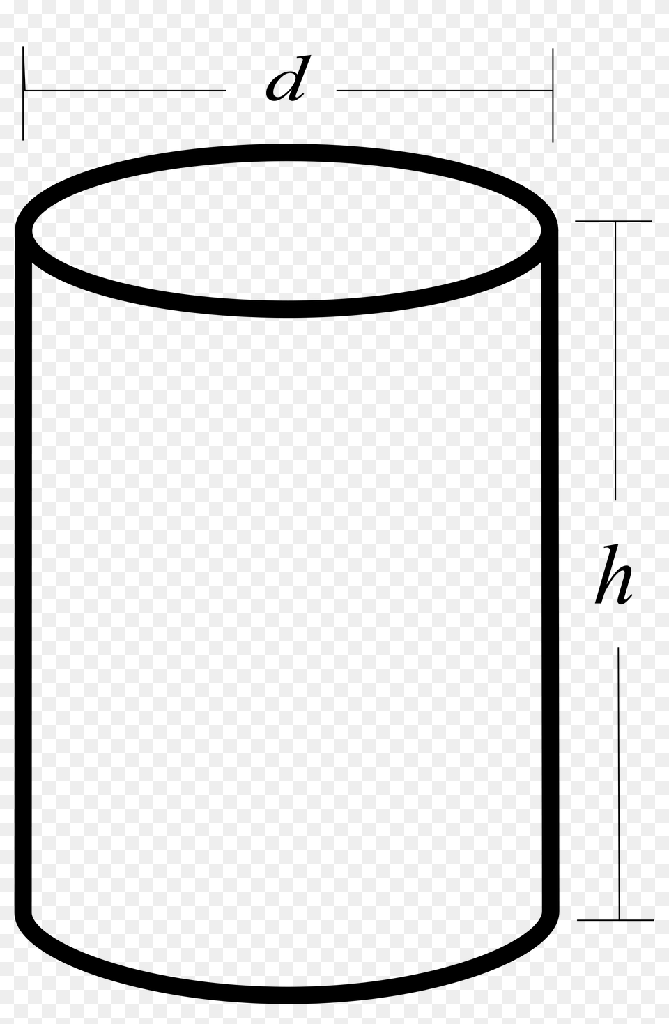 Cylinder, Gray Png Image
