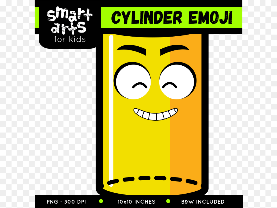 Cylinder Emoji Clip Art Smart Arts For Kids, Face, Head, Person, Symbol Png