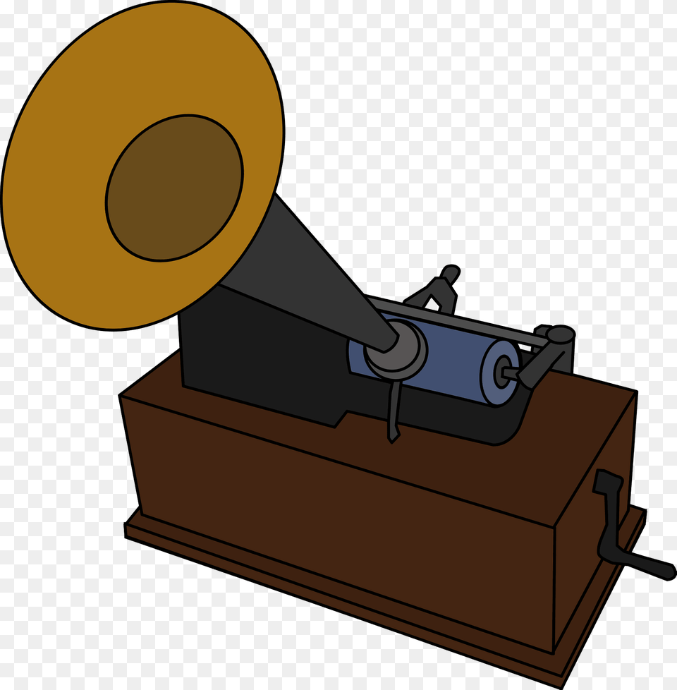 Cylinder Phonograph Clipart, Cannon, Weapon, Bulldozer, Machine Png Image