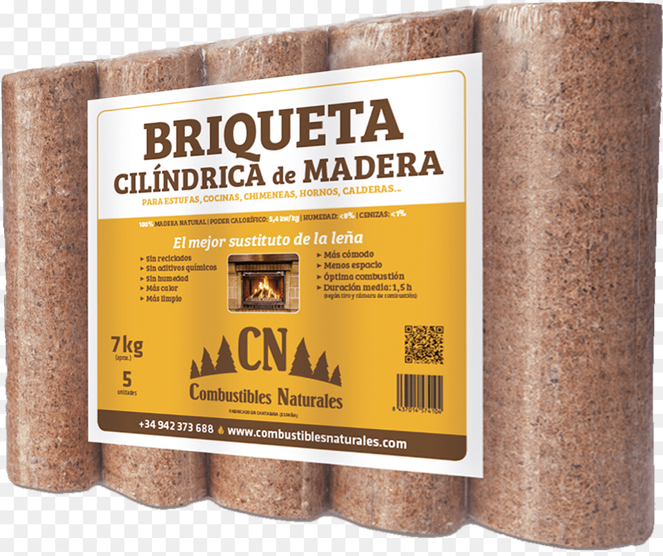 Cylindrical Briquet Whole Grain, Advertisement, Qr Code Free Png