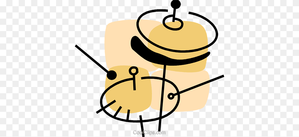 Cymbals Royalty Vector Clip Art Illustration, Jar Png