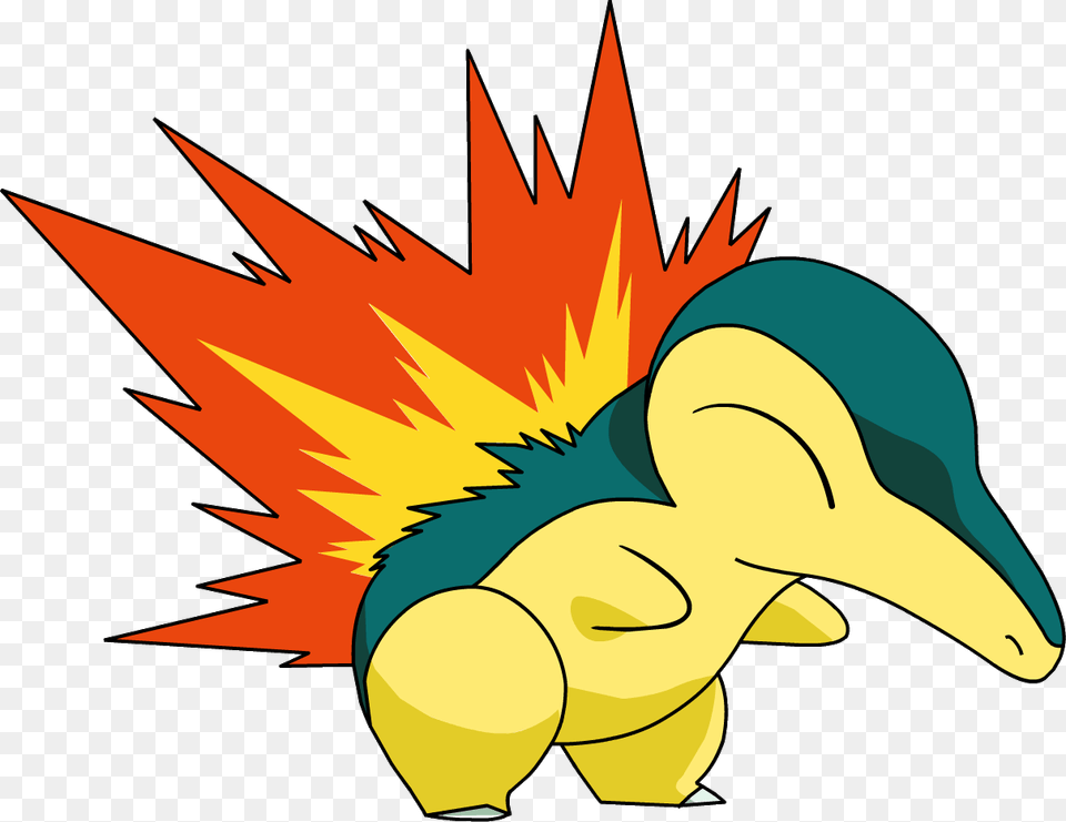 Cyndaquil Pokemon, Animal, Fish, Sea Life, Shark Free Png Download