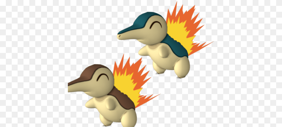 Cyndaquil Pokemon Character Free 3d Cartoon, Animal, Bird, Duck Png