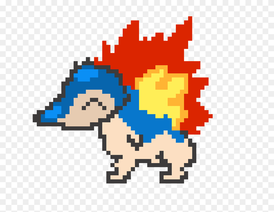 Cyndaquil Test Sprite Pixel Art Maker, Animal, Bird, Jay Free Png Download