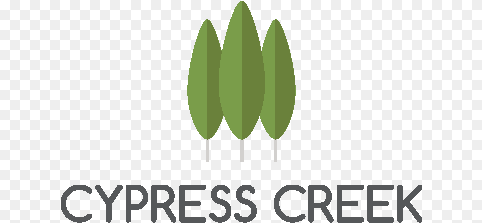 Cypress Creek Logo S Logo Design, Green, Leaf, Plant, Weapon Png