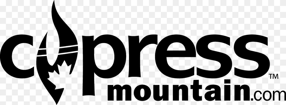 Cypress Mountain Logo Cypress Mountain Logo, Lighting, Silhouette, Firearm, Gun Free Png