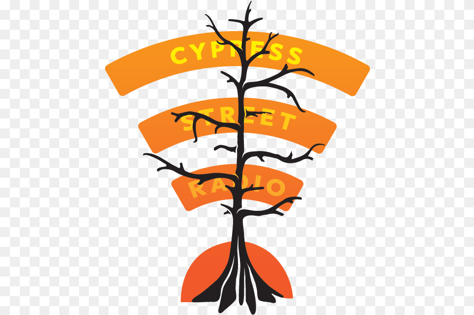 Cypress Street Radio U2014 Aoc Community Media Illustration, Logo, Symbol, Plant, Tree Png