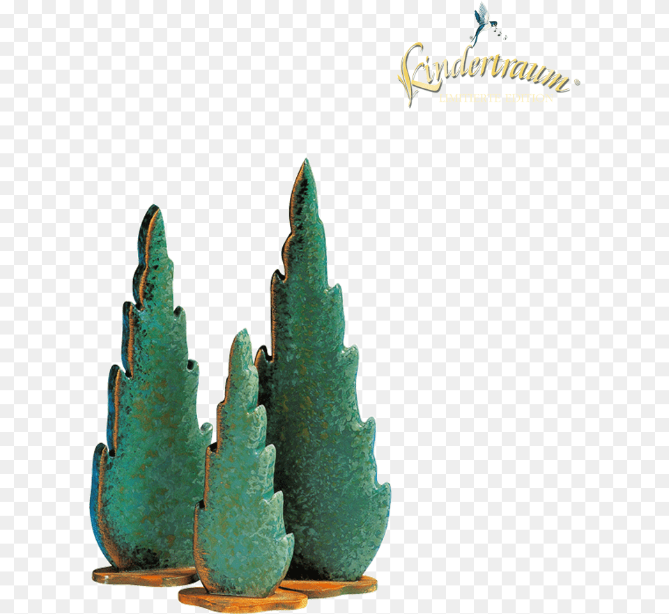 Cypress Trees 3 Piece Set Christmas Tree, Plant, Accessories, Gemstone, Jade Free Png Download