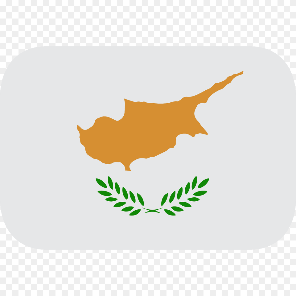 Cyprus Flag Emoji Clipart, Leaf, Logo, Plant, Animal Png