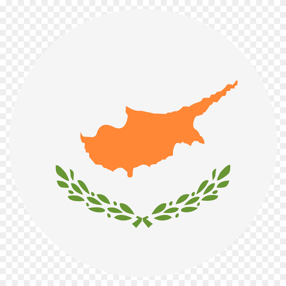 Cyprus Flag Emoji Clipart, Leaf, Plant, Logo, Food Free Png Download