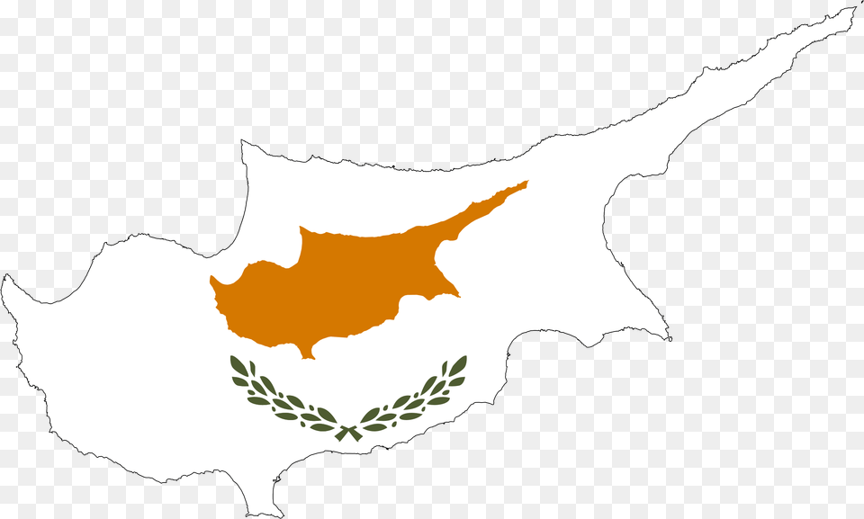 Cyprus Map Flag Clip Arts Flag Of Cyprus, Plant, Leaf, Pattern, Wedding Png Image