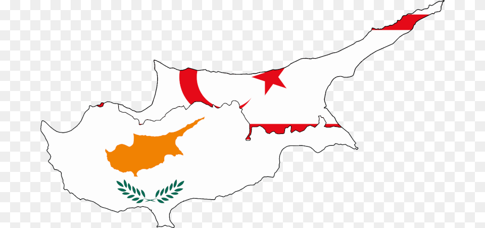 Cyprus North And South, Chart, Plot, Map, Atlas Free Transparent Png