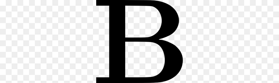 Cyrillic Letter B Clip Art For Web, Gray Free Png Download