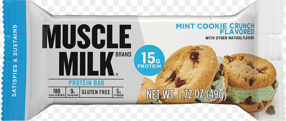 Cytosport Protein Bar Mint Cookie Crunch Muscle Milk Protein Bars Birthday Cake, Burger, Food, Sweets Png Image
