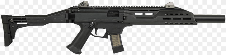 Cz Evo Scorpion 3 A1 Carbine Violette Cz Scorpion Evo Faux Suppressor, Firearm, Gun, Rifle, Weapon Free Png