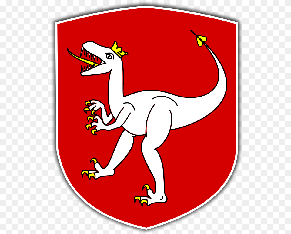 Czech Dino Images 424 X Dinosaur Shield, Animal, Fish, Sea Life, Shark Free Transparent Png