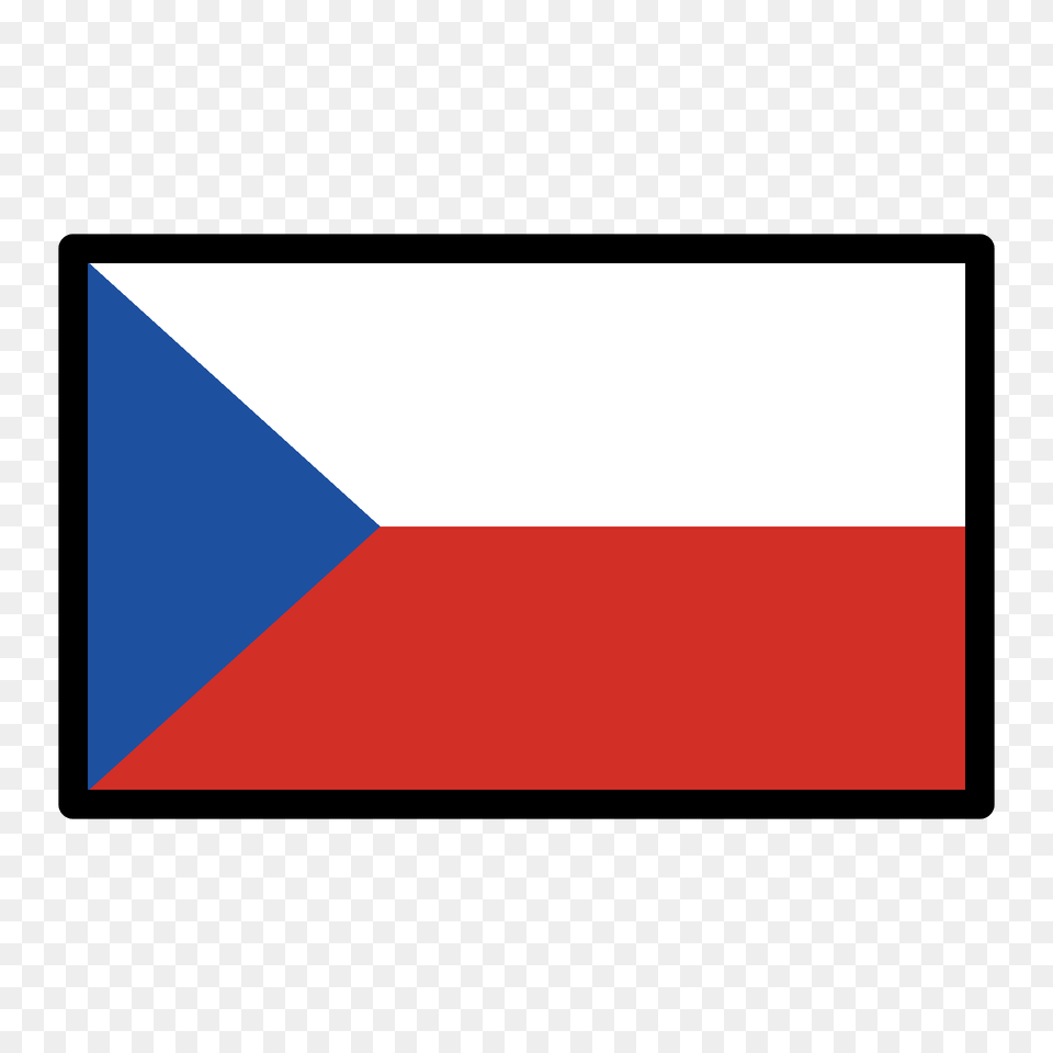 Czechia Flag Emoji Clipart, Czech Republic Flag Free Png Download
