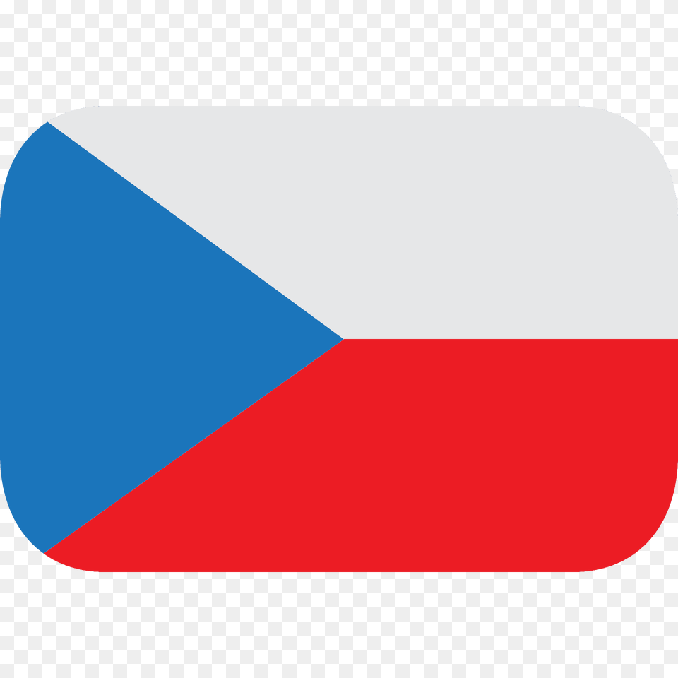 Czechia Flag Emoji Clipart, Czech Republic Flag Png Image