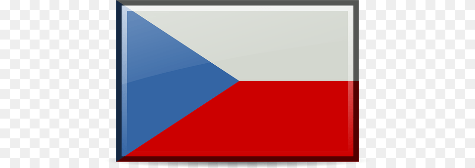 Czechoslovakia Triangle, Czech Republic Flag, Flag, Blackboard Free Png Download