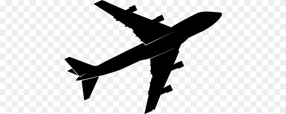 Czeshop Images Plane Clipart Black And White Airplane Clipart, Gray Png
