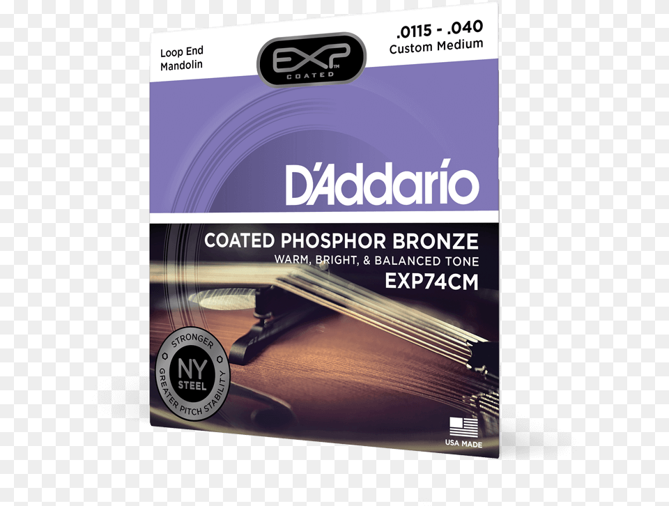 D Addario Phosphor Bronze Strings Coated, Advertisement, Poster Png Image