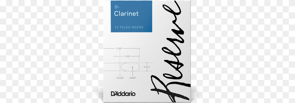 D Addario Reserve Bass Clarinet Reeds, Handwriting, Text Png Image