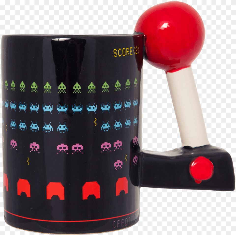 D Arcade Joystick Coffee Mug Space Invaders, Cup, Beverage, Coffee Cup Free Png