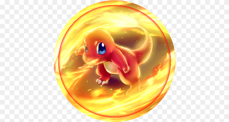 D Charmander Fire Spin Png