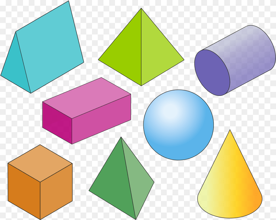 D Clip Art With Vector And 3d Shapes Clipart Transparent, Sphere, Paper Png Image