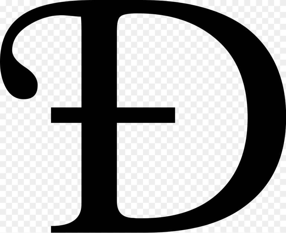 D Clip Hook Cross, Gray Png Image