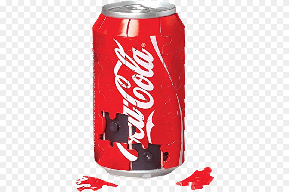 D Coke Can Puzzle Coca Cola Puzzle Can, Beverage, Soda, Tin Png Image