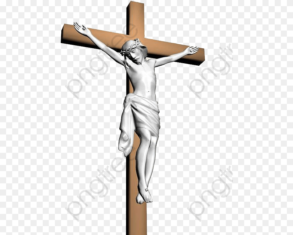 D Cross Jesus Material Crucifix, Symbol Free Png Download