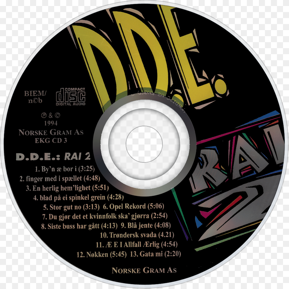 D D E Rai 2 Cd Disc Image, Disk, Dvd Free Transparent Png