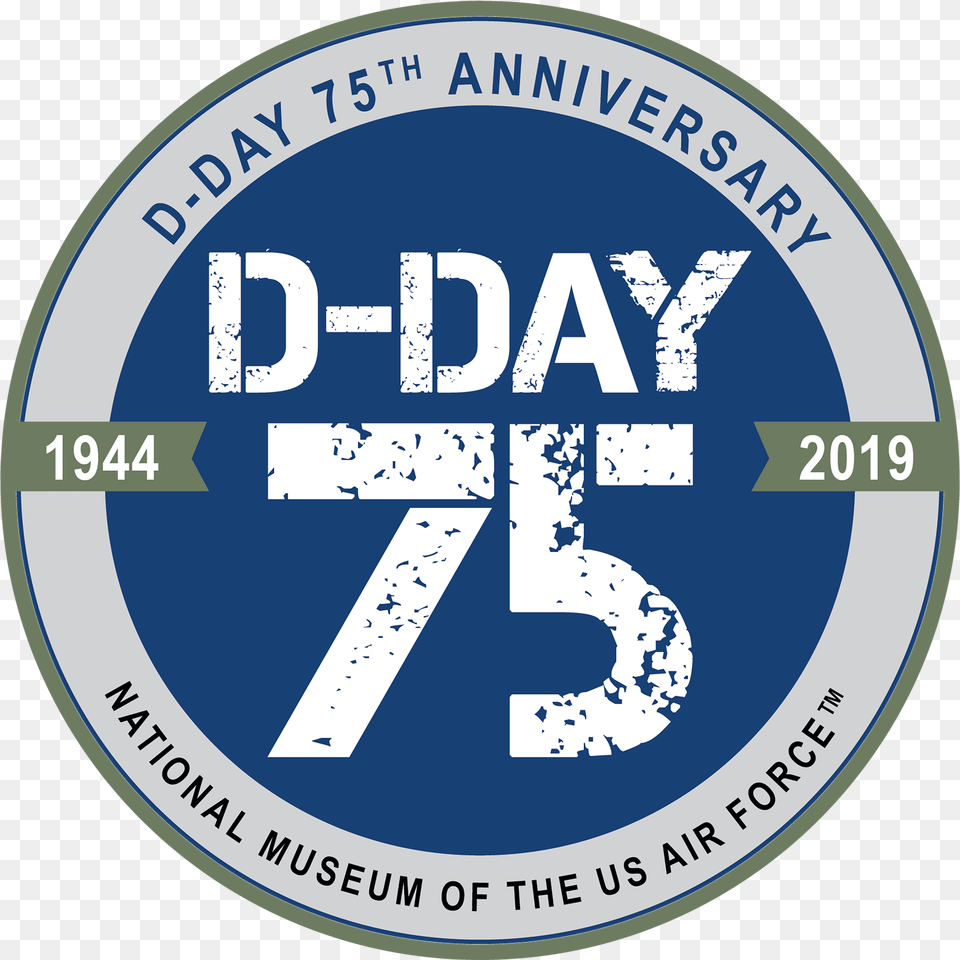 D Day 75th Anniversary Logo Circle, Disk, Symbol, Sign Png