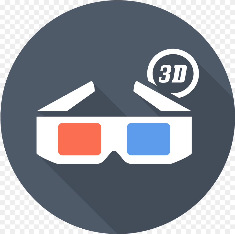 D Glasses Icon Fundamentos De La Multimedia, Logo, Disk Png