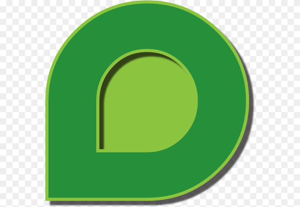 D Green Leaf Circle, Text, Number, Symbol Png Image