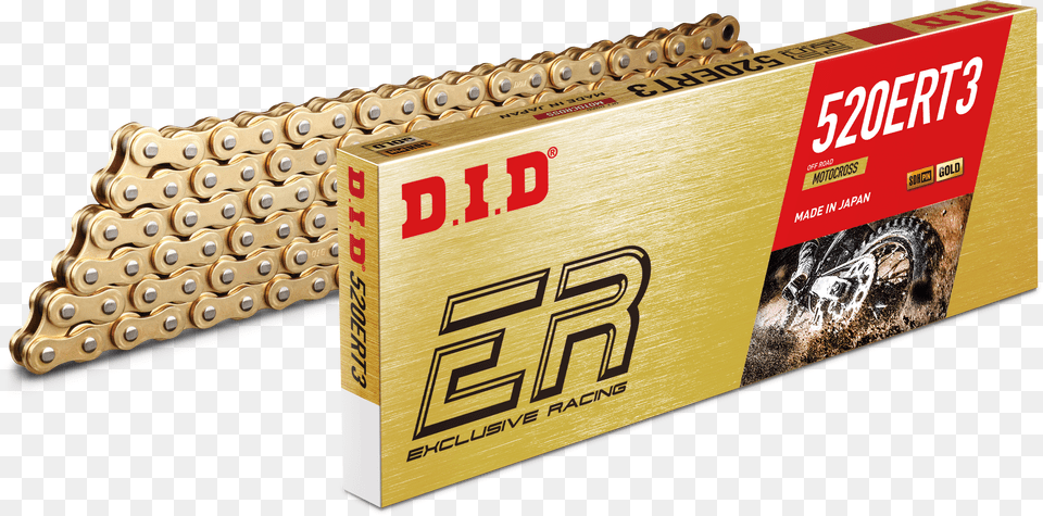 D I D 520ert3 Racing Chain, Ammunition, Weapon Free Png Download