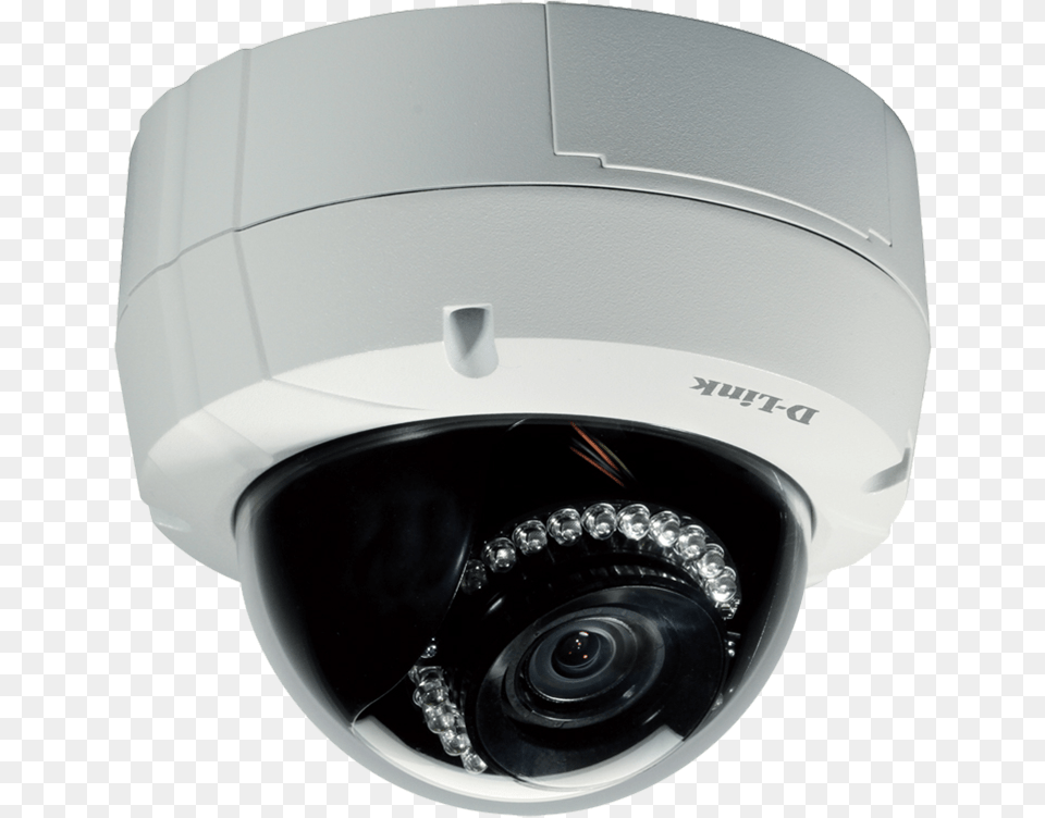 D Link Dcs 6513 Ip Security Camera Outdoor Dome White, Machine, Wheel, Person, Electronics Free Png