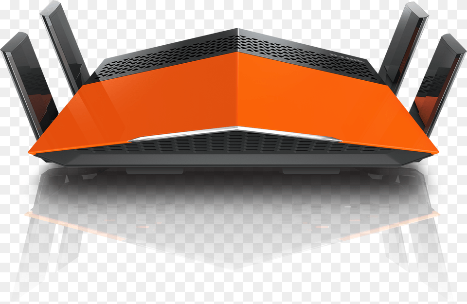 D Link Router Orange Power Light Vs White, Furniture, Table, Electronics, Hardware Png