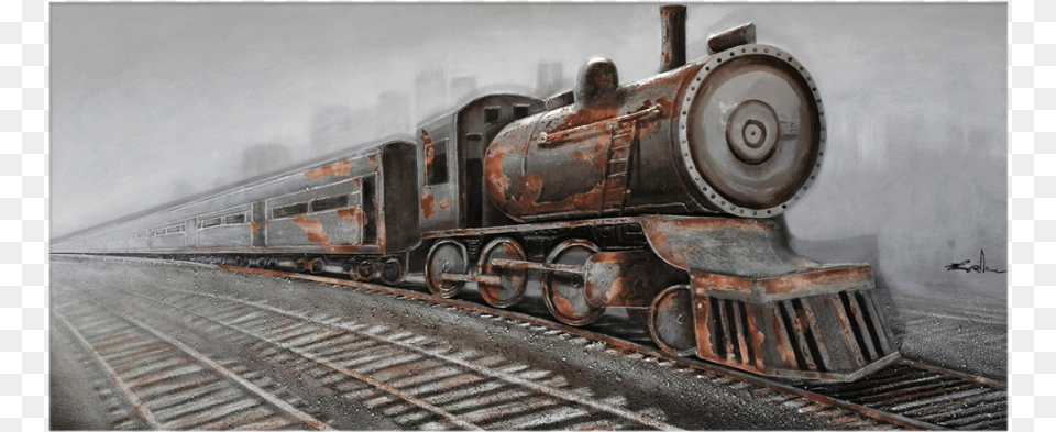 D Locomotive Art, Railway, Train, Transportation, Vehicle Free Png Download