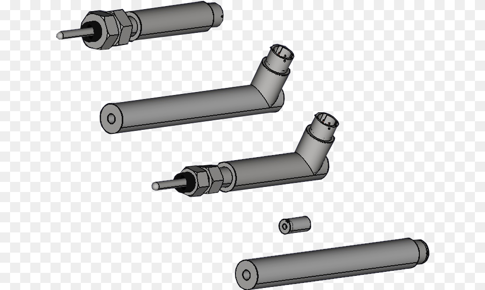 D Model Library Spotting Scope, Machine, Smoke Pipe Free Png