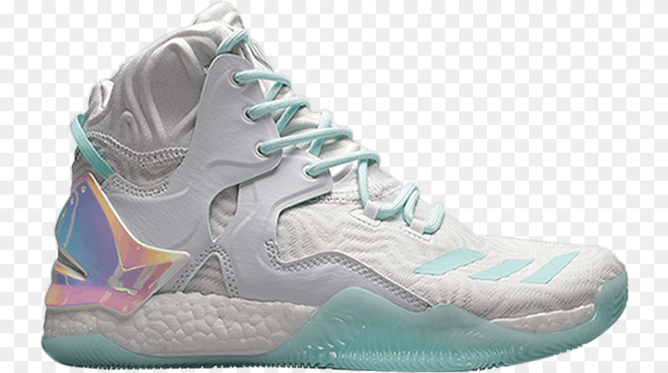D Rose 7 White Christmas D Rose 7 Christmas, Clothing, Footwear, Shoe, Sneaker Free Png Download