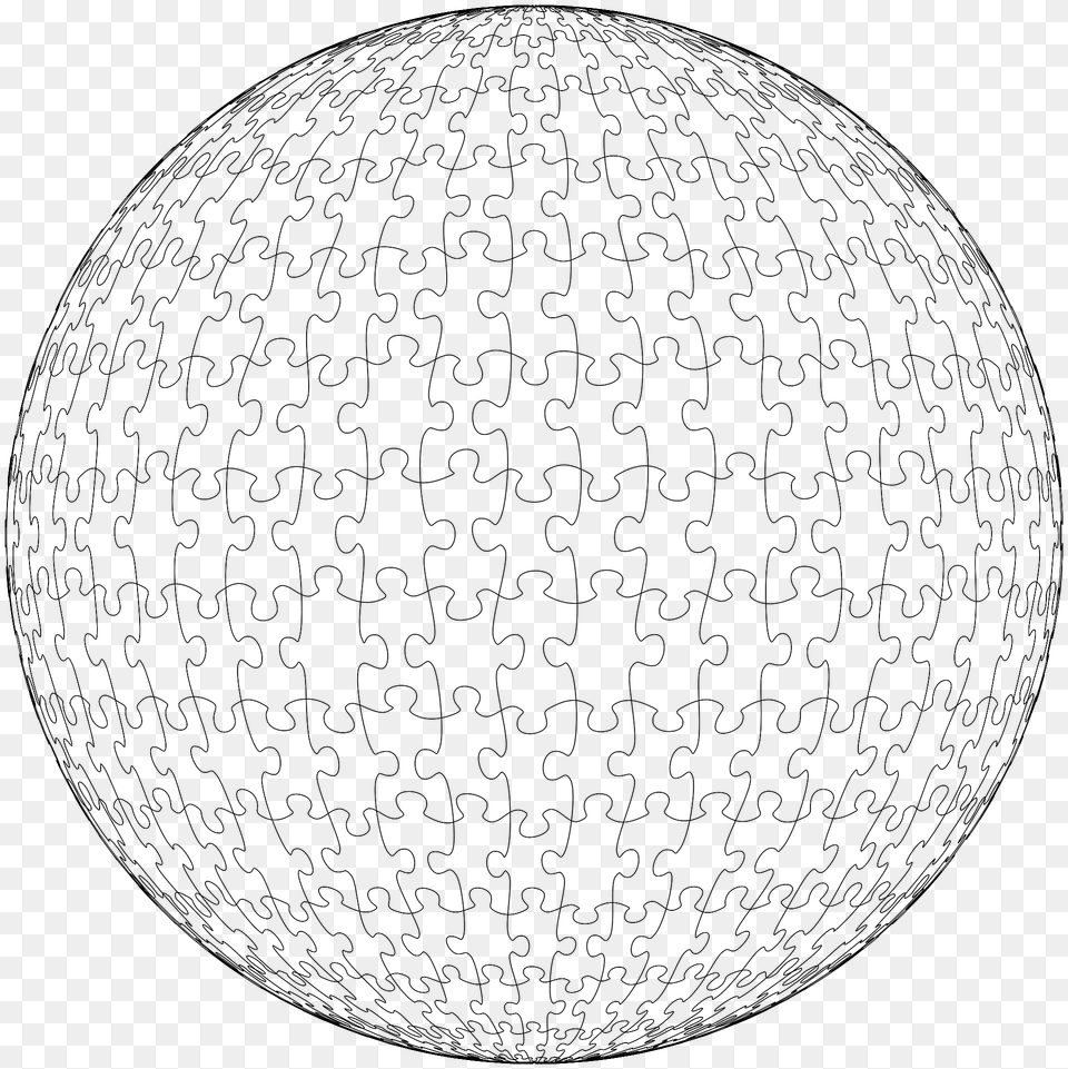 D Sphere Jigsaw Puzzle Clipart, Astronomy, Moon, Nature, Night Free Transparent Png