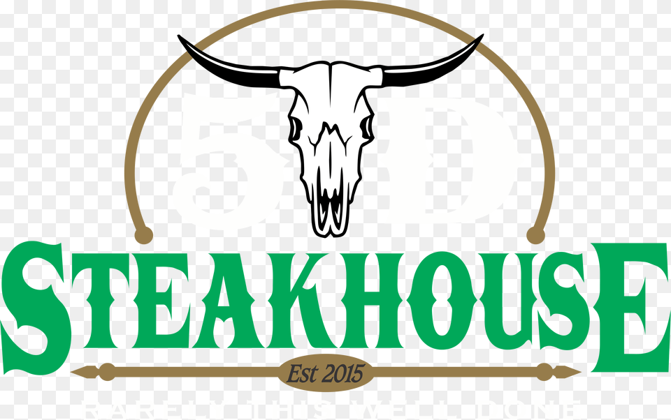 D Steakhouse Steak House Logo, Animal, Cattle, Livestock, Longhorn Free Png