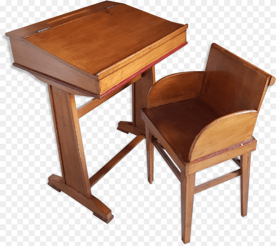 D Student Desk And Chairsrc Https End Table, Chair, Furniture, Wood, Plywood Free Transparent Png